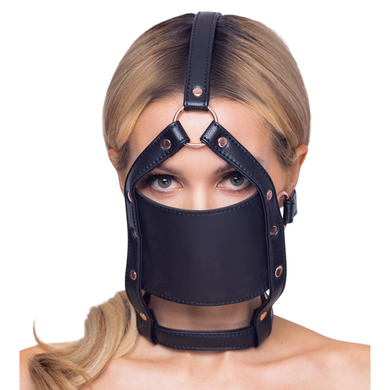 Head Harness mit Ball-Gag - Bad Kitty