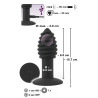 Twist butt plug