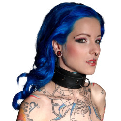 Leder Halsfessel - Zado