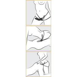 Double Delight Strap-On-Vibrator