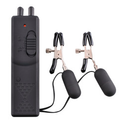 Vibrating Nipple Clamps - Fetish Fantasy Series