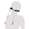 Deluxe Ball Gag and Nipple Clamps -  Fetish Fantasy Series