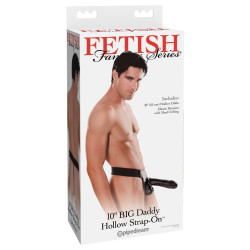 10“ BIG Daddy Hollow Strap-on - Fetish Fantasy Series