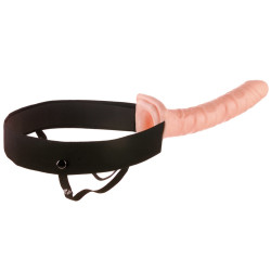 10“ Flesh Hollow Strap-on - Fetish Fantasy Series