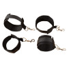 Wraparound Mattress Restraints - Bondage Bettfesseln aus Samt