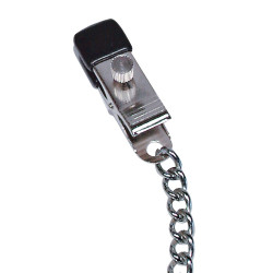 Nippel Klemmen mit Metallkette - fetish collection