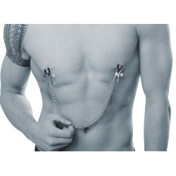 Nippel Klemmen mit Metallkette - fetish collection