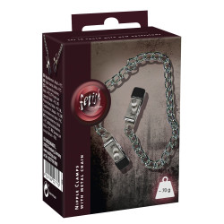 Nippel Klemmen mit Metallkette - fetish collection