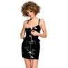 Kleid aus Lack Volant - Black Level