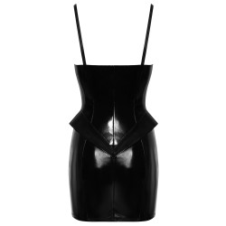 Kleid aus Lack Volant - Black Level