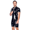 Kurzoverall aus Lack - Black Level