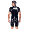 Kurzoverall aus Lack - Black Level