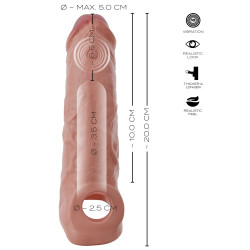 Realistixxx RealSleeve mit Vibration