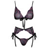 Exklusives Set: Soft-BH, Strapsgurt & String
