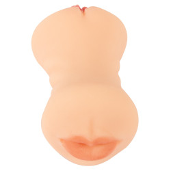 Mouth, Vagina & Ass Masturbator - Nature Skin