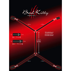 Bettfessel-Set mit 1 Gurtkreuz und 4 Fesseln