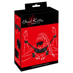 Bondage Set: Halsfesseln, Handfesseln und Fussfesseln