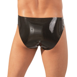 Latex Herren Slip mit Öffnung für Penis- und Hoden