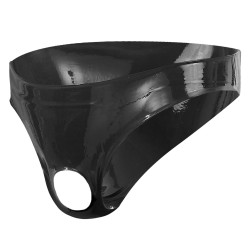 Latex Herren Slip mit Öffnung für Penis- und Hoden