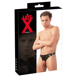 Latex Herren Slip mit Öffnung für Penis- und Hoden