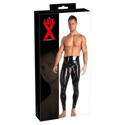 Latex Herren Leggings mit Öffnung