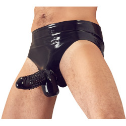 Männer Latex Slip mit Penishülle