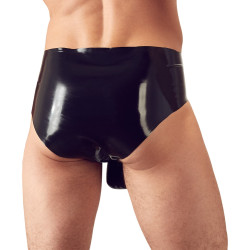 Männer Latex Slip mit Penishülle