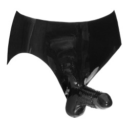 Männer Latex Slip mit Penishülle