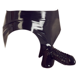 Männer Latex Slip mit Penishülle