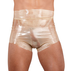 Latex Windelslip - Transparent-/Schwarz