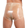 Latex Windelslip - Transparent-/Schwarz