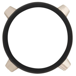 Silikon-Penisring mit Metallnieten