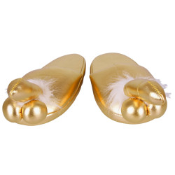 Penis-Hausschuhe Gold