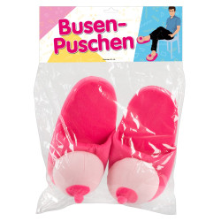 Plüsch-Hausschuhe Busen