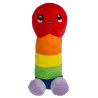 Plüsch-Penis Regenbogen 30 cm