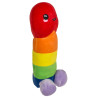 Plüsch-Penis Regenbogen 30 cm