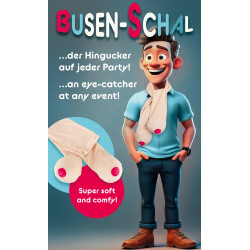 Schal mit zwei Brüste