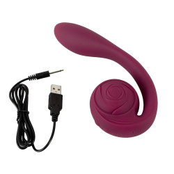 Bendable Spot-On Vibrator - Rosenrot