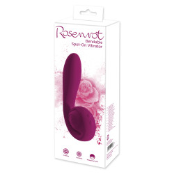 Bendable Spot-On Vibrator - Rosenrot