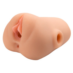 Double Pounder Vibrating - Masturbator in naturgetreuer Optik