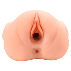 Double Pounder Vibrating - Masturbator in naturgetreuer Optik