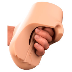 Double Pounder Vibrating - Masturbator in naturgetreuer Optik