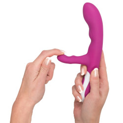 Javida Heating Vibe - Rabbitvibrator mit 2 Motoren