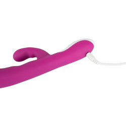 Javida Heating Vibe - Rabbitvibrator mit 2 Motoren