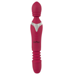 Warming & Thrusting Vibe - Massagestab mit beweglichem Kopf und Stossfunktion