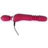 Warming & Thrusting Vibe - Massagestab mit beweglichem Kopf und Stossfunktion
