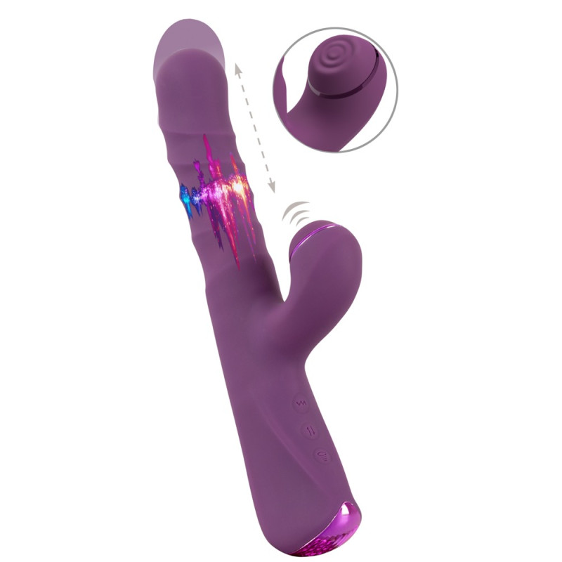 3 Function Rabbit Vibrator - mit Stoss und Klopf-Funktion