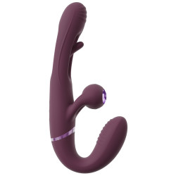 Javida Strapless Strap-On - Strapless Strap-on Doppelvibrator