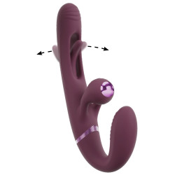 Javida Strapless Strap-On - Strapless Strap-on Doppelvibrator
