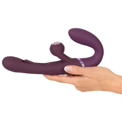 Javida Strapless Strap-On - Strapless Strap-on Doppelvibrator